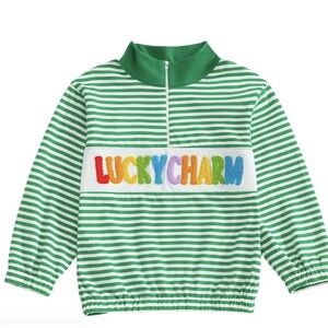 Boutique Toddler Boy  Pullover Quarter Zip